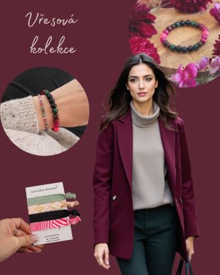 🌹Kouzelná Vřesová kolekce je váš must-have🔝 tohoto podzimu. Kdopak už má náramek Vřes doma?